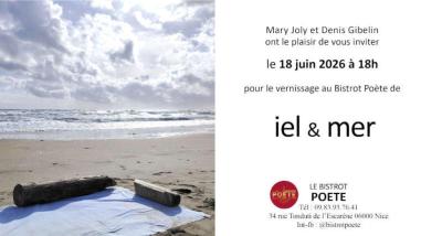Mary Joly et Denis Gibelin vous invitent le jeudi 18 juin 2026 a 18h au Bistrot Poete
