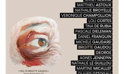 Des artistes de START accrochent leurs KAKEMONOS St Sauveur de Tinee le 28 juin 2026